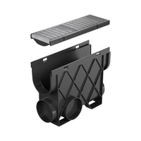 Reln Storm Drain Slimline Pit and Grate Architectural 344mm (L) x 121mm (W) x 261mm (D)