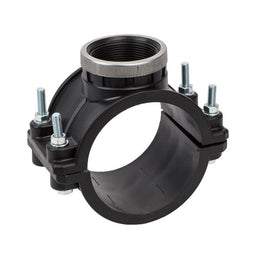 Poly Metric Tapping Saddle (4 Bolt) 75mm x 1" BSP