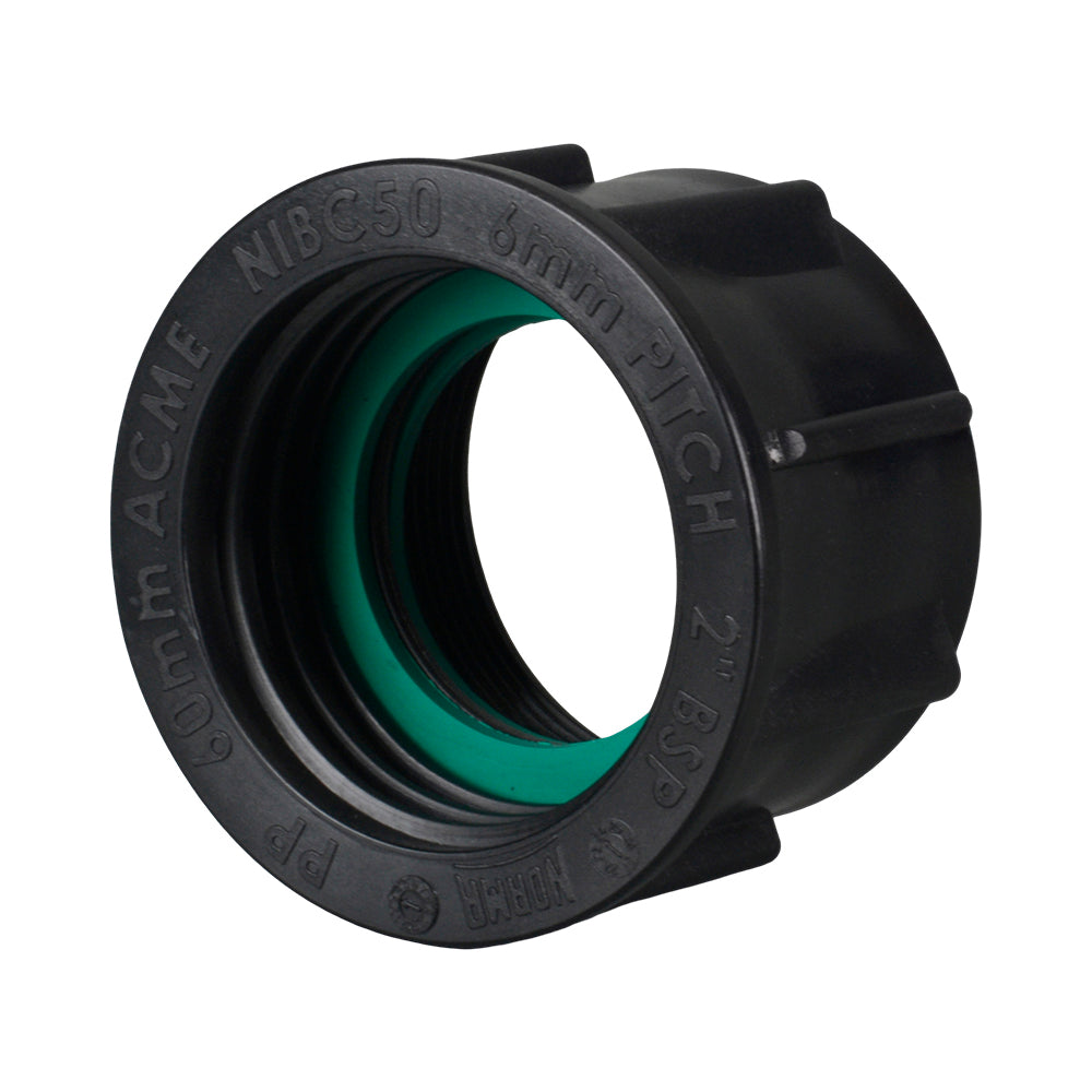 Tank Fitting 60mm IBC Female Acme x 2" FI BSP