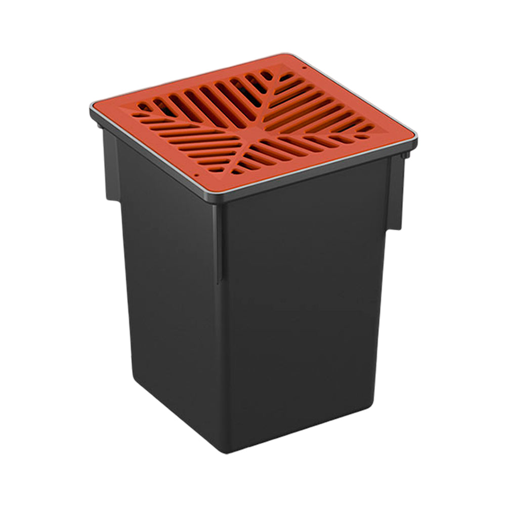 RELN Pit and Aluminium Grate-Terracotta Series 250