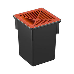 RELN Pit and Aluminium Grate-Terracotta Series 250