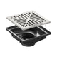 RELN Uni Pit and Aluminium Grate-Plain Series 200