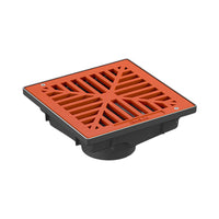 RELN Uni Pit and Aluminium Grate-Terracotta Series 200