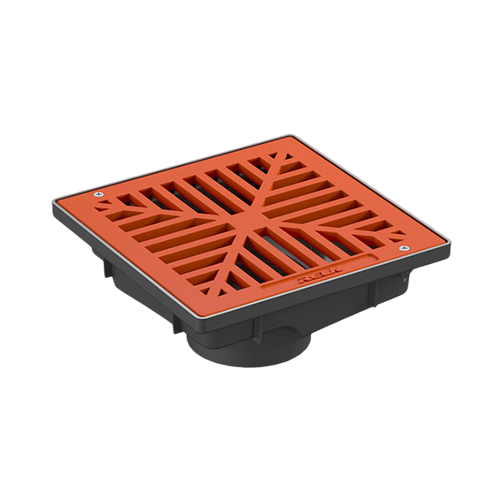 RELN Uni Pit and Aluminium Grate-Terracotta Series 200