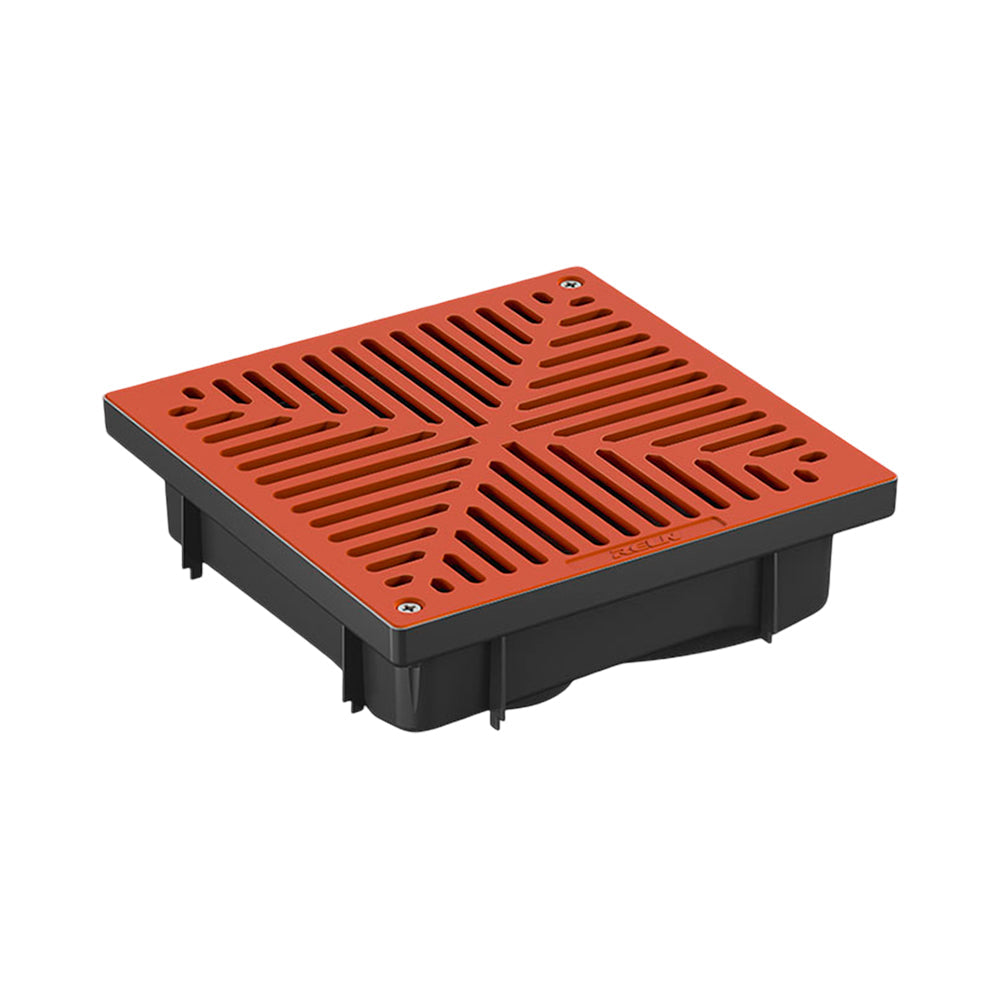 RELN Uni Pit and Aluminium Grate-Terracotta Series 300