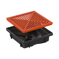 RELN Uni Pit and Aluminium Grate-Terracotta Series 300