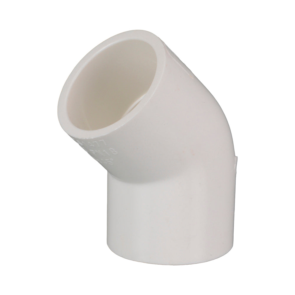 PVC Elbow 45° 20mm (3/4")