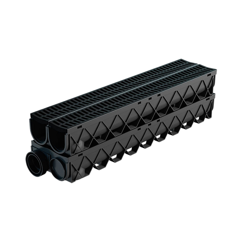 Retic Outlets Reln Storm Drain Channel and Grate (Garage Pack c/w 4 channels and 1 E ...
