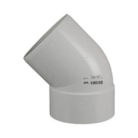 DWV Plain Bend MF 45° 50mm