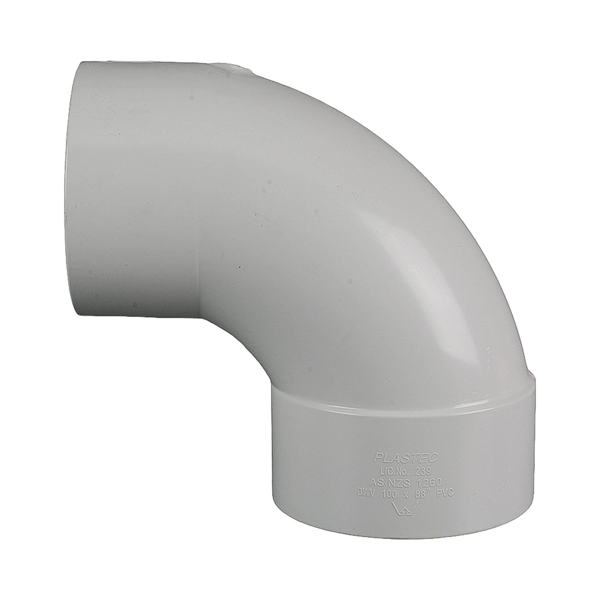 DWV Plain Bend MF 88° 65mm