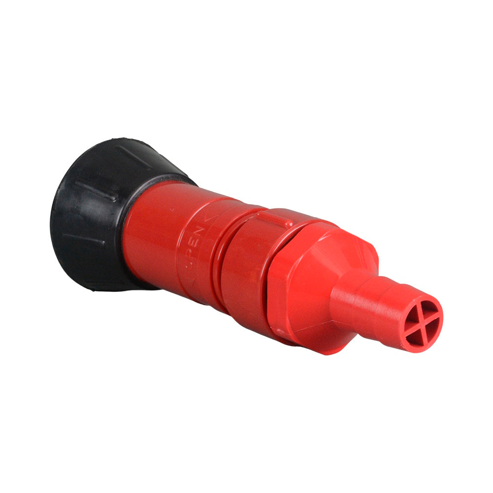 Fire Hose Nozzle Plastic Power Jet Viper Type C/W Hose Tail 3/4 Barb