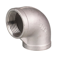 Stainless Steel Elbow 90° Threaded BSP 100mm (4")