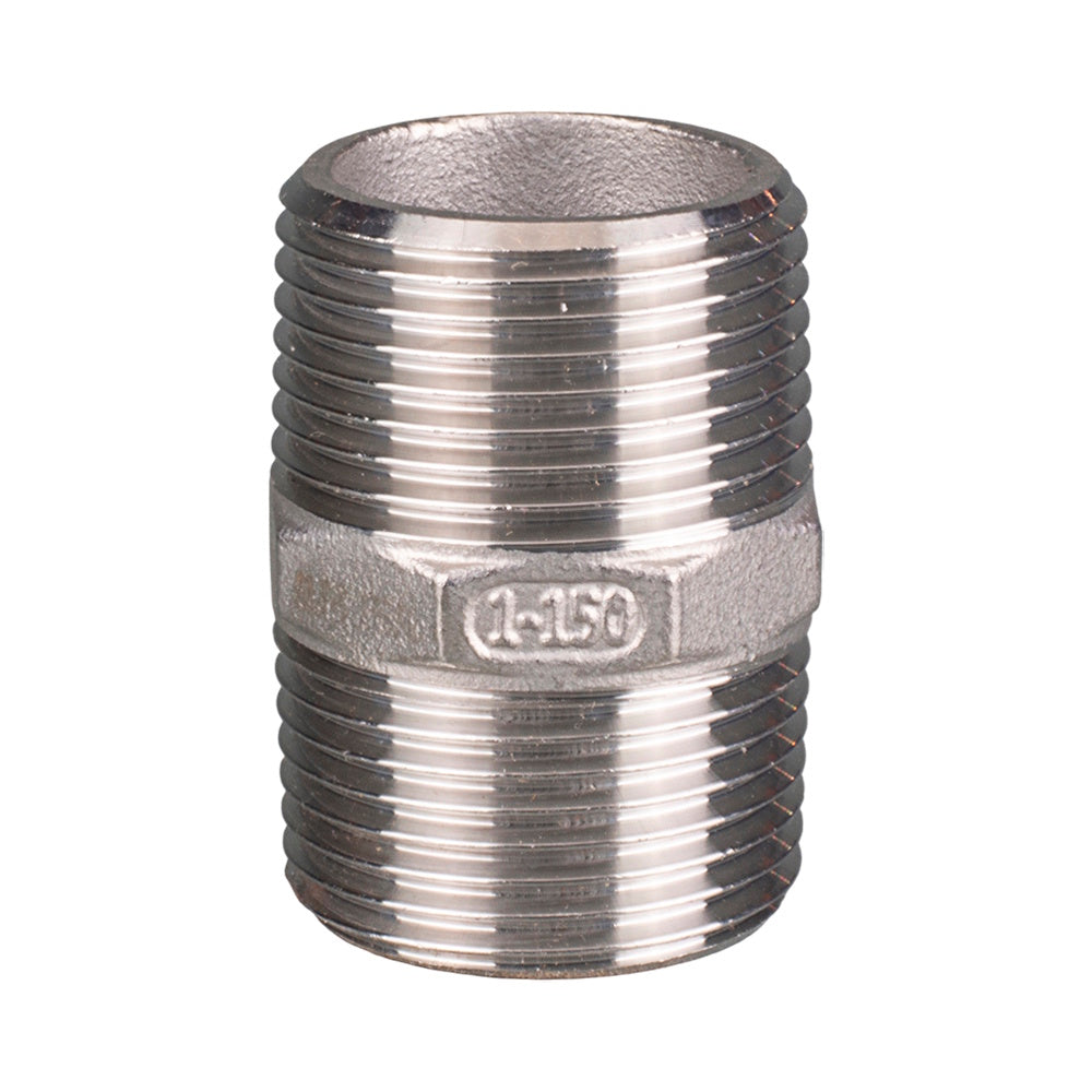 Stainless Steel Nipple Threaded BSP 40mm (1 1/2")