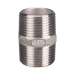 Stainless Steel Nipple Threaded BSP 40mm (1 1/2")