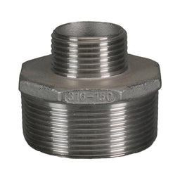 Stainless Steel Nipple Reducing Threaded BSP 25mm x 20mm (1" x 3/4")