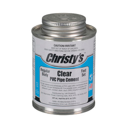 Solvent Cement Christy"s High Strength PVC Clear 237 ml