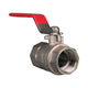 Valve Ball Brass W/ Stainless Steel Handle (Full Flow) 50mm (2")