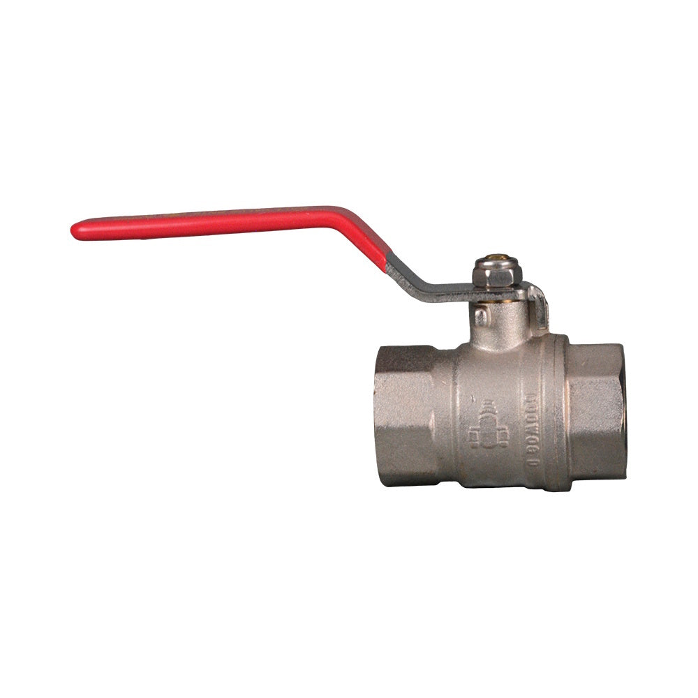Valve Ball Brass W/ Stainless Steel Handle (Full Flow) 25mm (1")