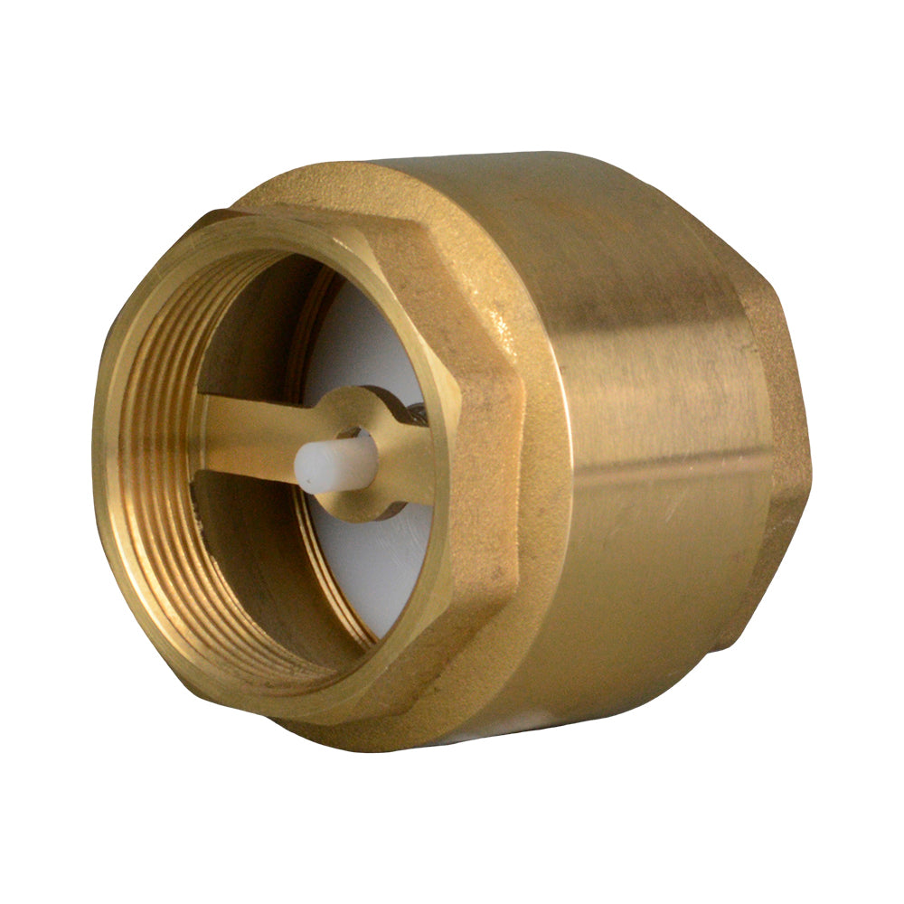 Valves Brass In-Line Spring Check 32 mm