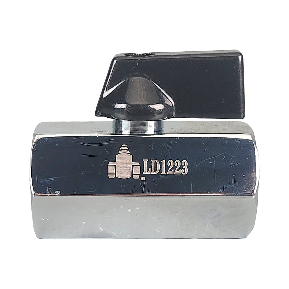 Valves Brass Ball 1/2 BSP Female Mini Chrome Plated